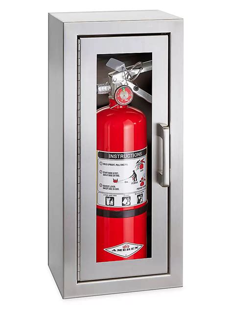 stainless steel extinguisher cabinet|lockable single fire extinguisher cabinet.